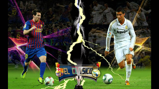 Soccer players kicking ball lightning - photo real free wallpaper