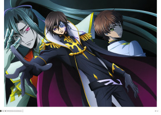 Anime characters group room black - anime key visual free wallpaper