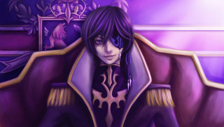 Purple military portrait epaulettes eyepatch - a painting of a man free wallpaper