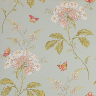 Flower butterfly pattern wallpaper backside - a flemish baroque free wallpaper