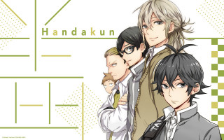 Group people wallpaper handakn standing - sōsaku hanga free wallpaper
