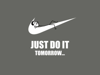 Man falling nike shoe just - realism free wallpaper