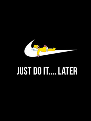 Person laying nike logo minimalist - banksy free wallpaper