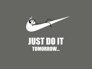 Man falling nike just do - realism free wallpaper for desktop