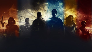 Superheroes multicolored background black red - a group of superheros free wallpaper