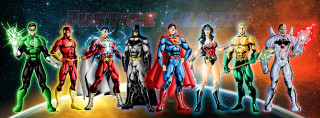 Superheroes planet stars background galaxy - comic book free wallpaper