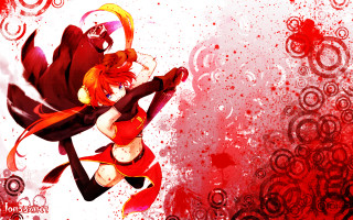 Woman red dress black boots 5 - black boot free wallpaper