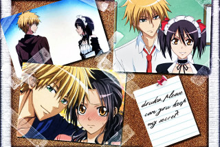 Anime characters cork board note - a note free wallpaper