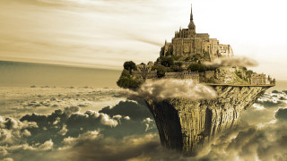 Castle in the clouds sky 2 - a sky background and a sky background free wallpaper