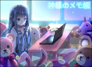 Girl laptop teddy bears stuffed - stuffed free wallpaper