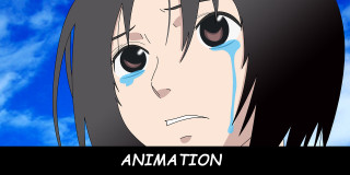 Sad anime character animation image - a sad look free wallpaper