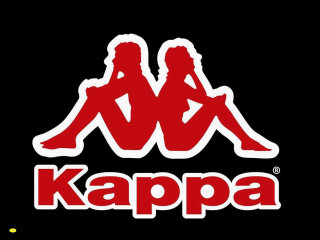 Kappa logo two women sitting - a company free wallpaper