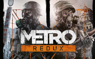 Couple gas masks holding guns - realism free wallpaper