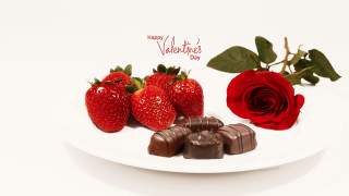 Plate chocolates delicious treats dessert - chocolate free wallpaper