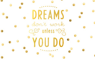 Dreams work benjamin franklin girl - dream free wallpaper