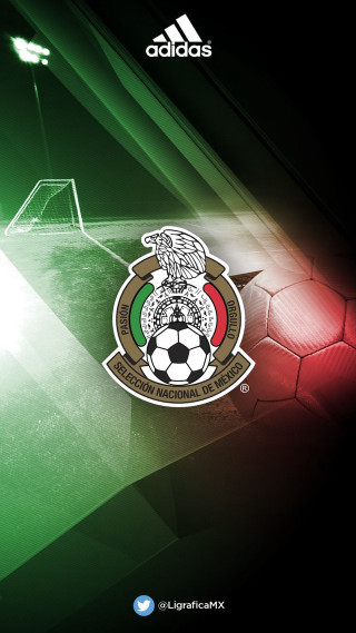 Soccer ball mexico flag field - a soccer ball free wallpaper