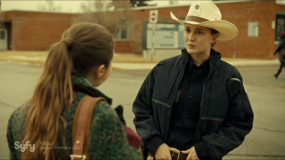 Cowboy hat girl green jacket - a green jacket free wallpaper