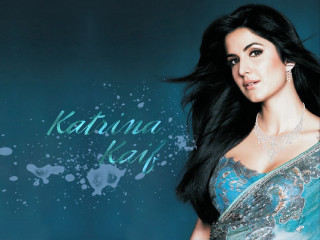 Woman blue dress long hair - long hair and a necklace free wallpaper