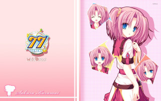 Pink anime character long hair - net art free wallpaper