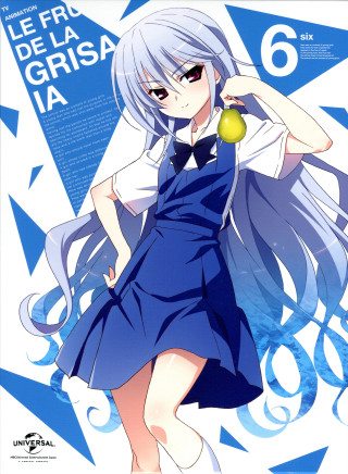 Girl apple poster silver hair - an apple free wallpaper