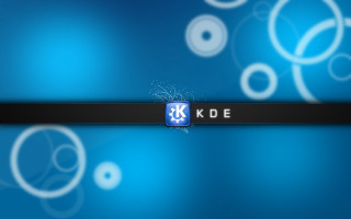 Blue background black white logo 2 - circle free wallpaper