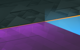 Purple blue floor yellow line - low free wallpaper