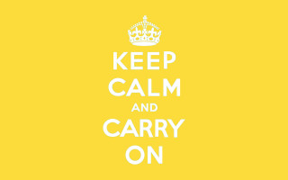 Yellow background keep calm and - a crown free wallpaper