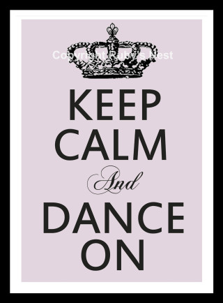Keep calm dance pink crown 2 - a crown free wallpaper