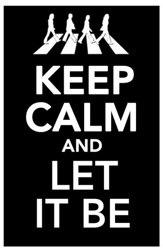 Keep calm let it be - carles delclaux i free wallpaper