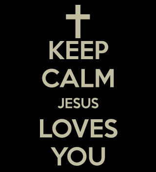 Cross jesus keep calm black - excessivism free wallpaper