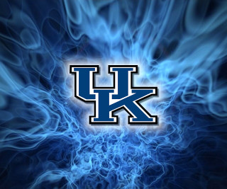 Blue background letter k blue - derek hill free wallpaper