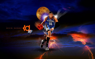 Basketball player running ball lightning 4 - dave arredondo free wallpaper
