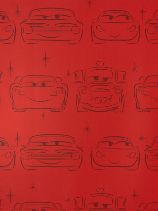 Red background cars drawn stars - ed roth free wallpaper