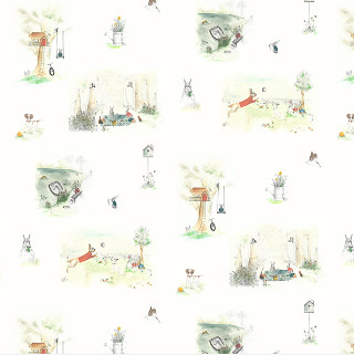 White background clock tower variety - storybook illustration free wallpaper