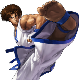 Man white blue outfit kick - the air free wallpaper