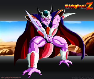 Cartoon character sword demon back 2 - akira toriyama free wallpaper