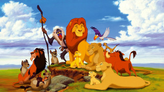 Cartoon characters rock field sky - a group of cartoon characters free wallpaper