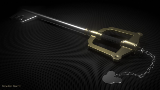 Golden key chain black surface - golden free wallpaper