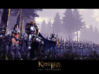 Knights forest sword horse group - antipodean free wallpaper