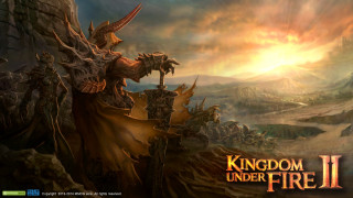 Dragon mountain sky kingdom under - a painting of a dragon free wallpaper