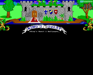 Computer screen castle trees banner - edward otho cresap ord ii free wallpaper