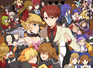 Anime characters colorful hair diverse - many free wallpaper