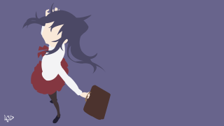Woman red dress brown suitcase - cel free wallpaper