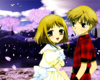 Anime characters tree pink flowers - pink flower and leaves free wallpaper
