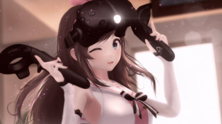 Woman hat black umbrella pink - a pink bow free wallpaper