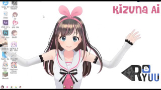 Kizuna ai bow long hair - aimitsu free wallpaper