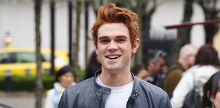 Man red hair leather jacket - chase stone free wallpaper