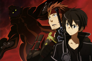 Anime characters guns demon red - ufotable free wallpaper