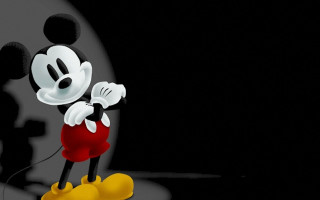 Mickey mouse black surface red - drew struzan free wallpaper
