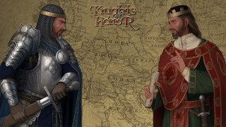 Medieval men swords painting artwork - detailed face free wallpaper